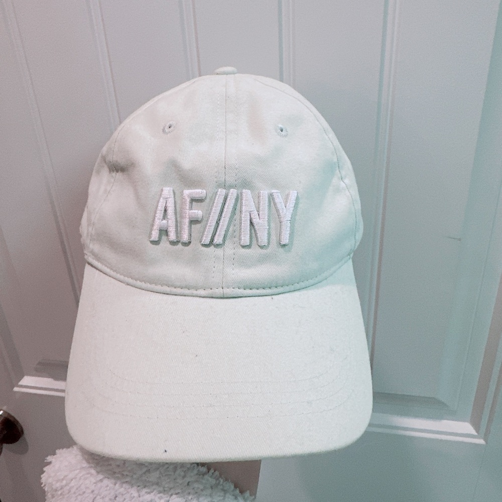 Abercrombie & Fitch light green /AF NY Strapback hat/cap/NWT